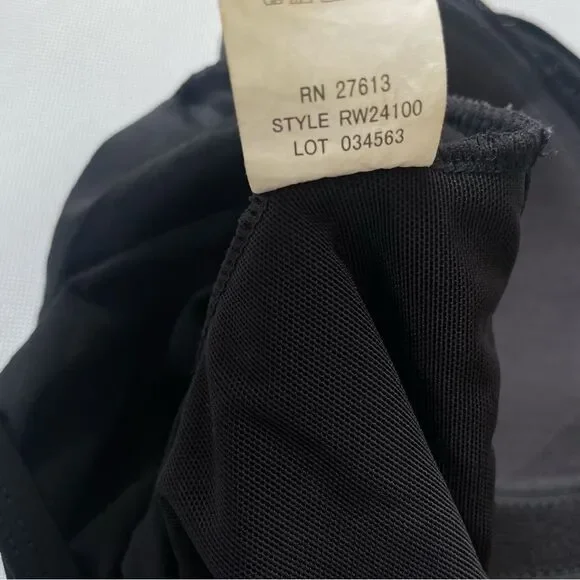 Longitude Women’s Black Lace Design Bathing Suit Style RW24100 Women’s Size 20W - Picture 7 of 9